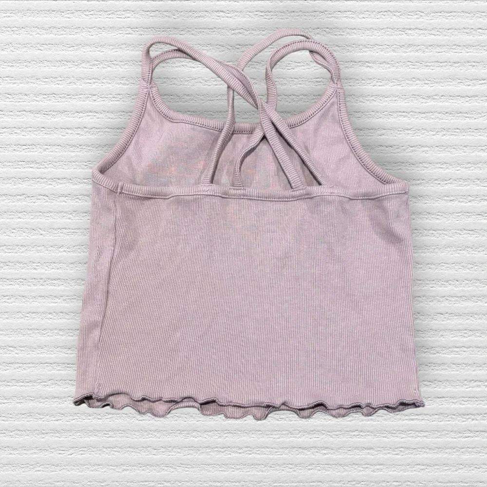 Art Class Ribbed Crop Top - Picture 2 of 4